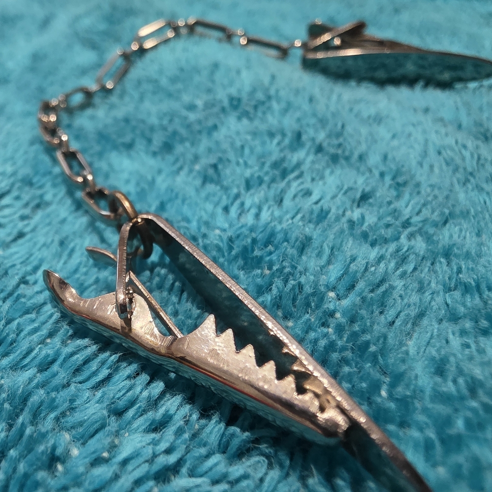 Silver Chain with Claw Design